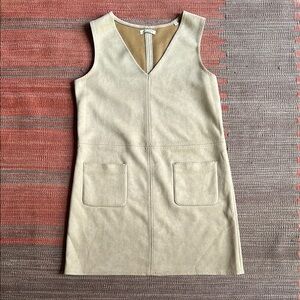 Vintage Max Studio Beige Sleeveless Mini Dress